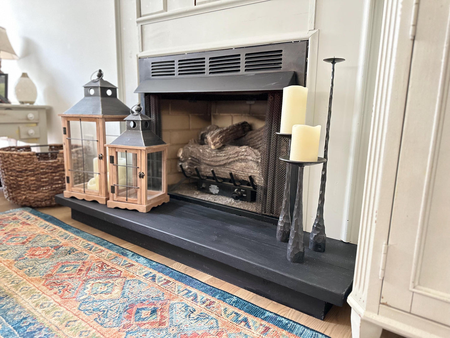 Wood Fireplace Hearth | Wood Hearth | Hearth Replacement | Customized Fireplace Hearth | Mantel | Hearthside | Fireside