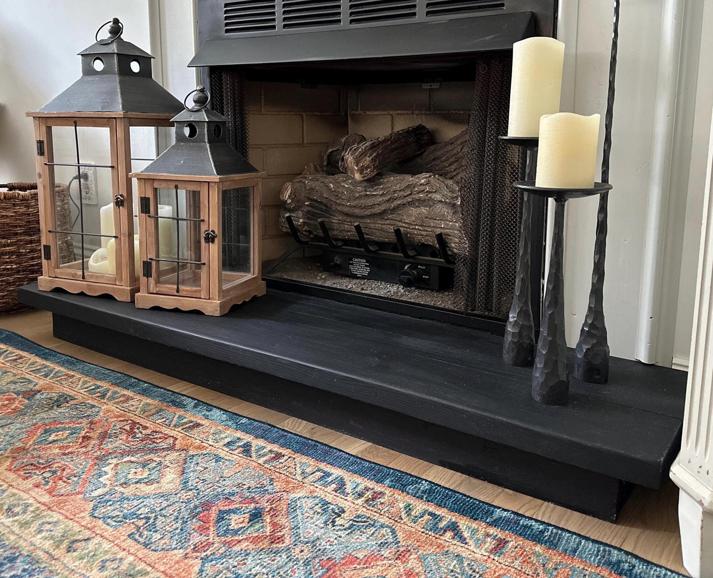 Wood Fireplace Hearth | Wood Hearth | Hearth Replacement | Customized Fireplace Hearth | Mantel | Hearthside | Fireside
