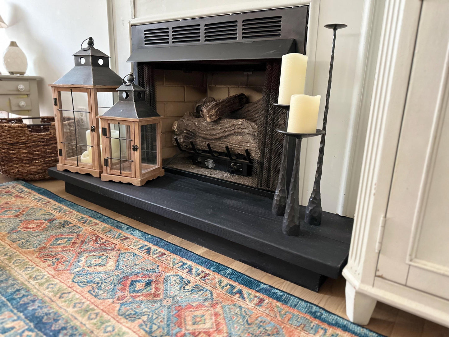 Wood Fireplace Hearth | Wood Hearth | Hearth Replacement | Customized Fireplace Hearth | Mantel | Hearthside | Fireside