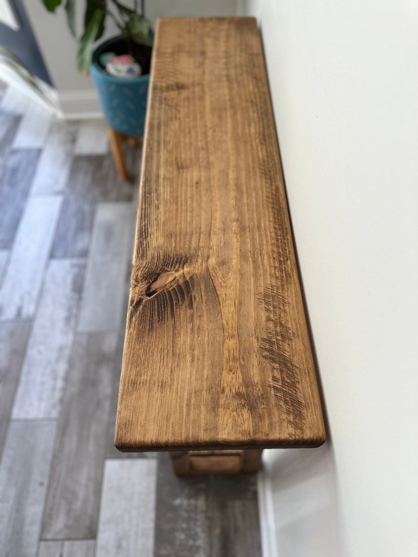 Sofa Table | Console Table | Barn Wood | Farmhouse | Accent Furniture | Skinny Table | Entryway Table | Table With Shelf | Foyer | Rustic