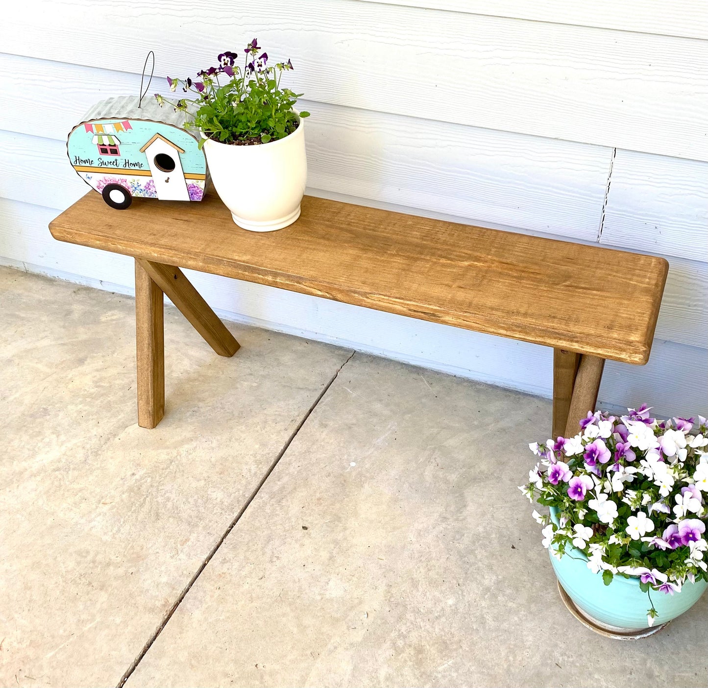 Handmade Farmhouse Bench | Barn wood bench | Rustic | Home decor | Furniture | Entry way | Porch Bench | Patio Bench | Table | Skinny Bench