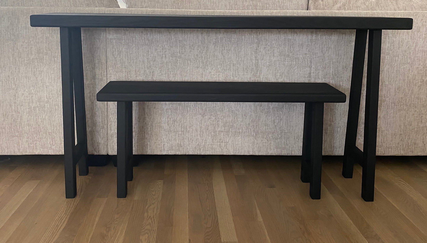 Handmade Barnwood Bench | Farmhouse Bench | Decorative Bench | Furniture | Entryway  | Skinny Bench| Accent Table | Home Decor | Plant Table
