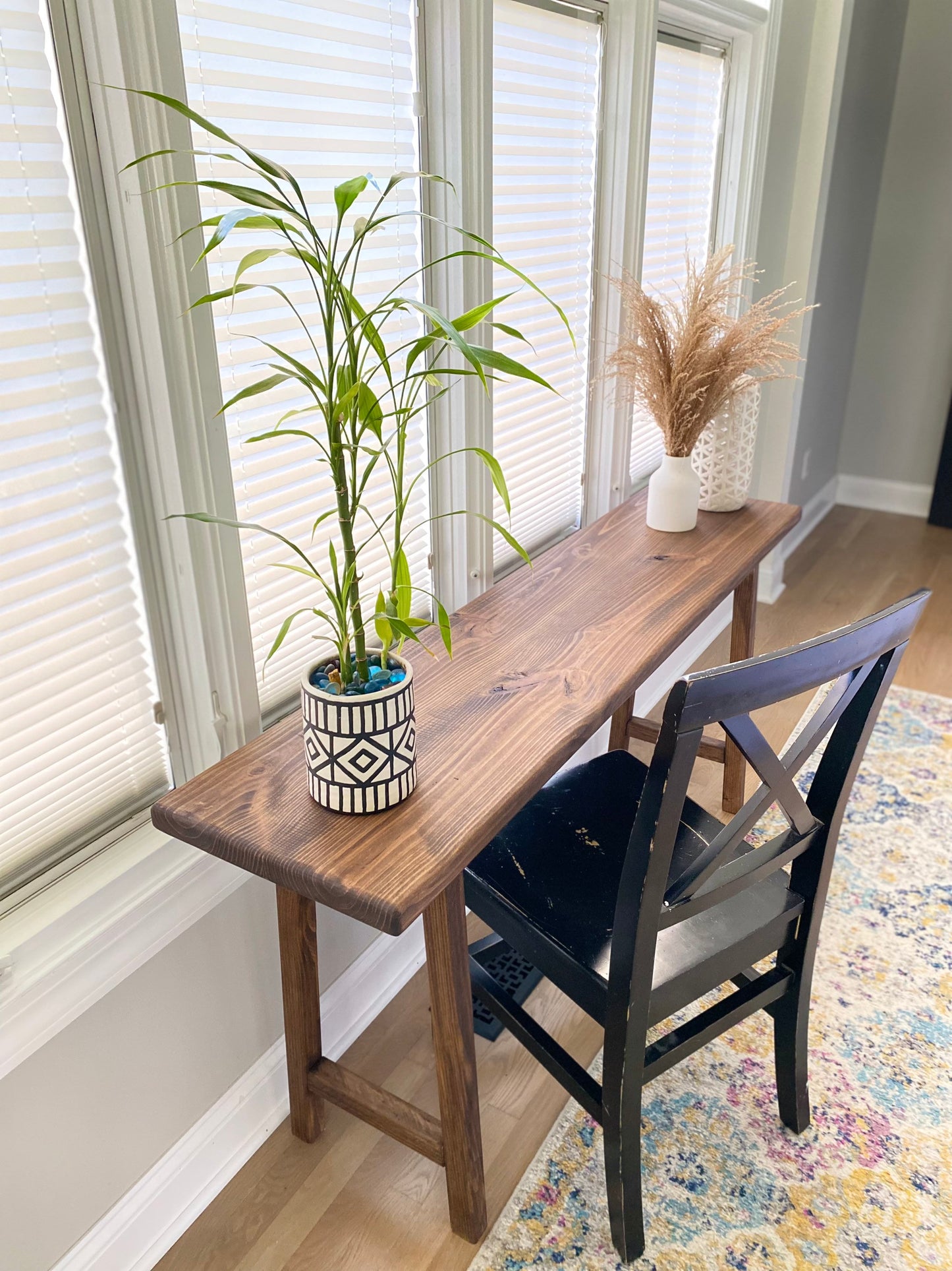 Handcrafted Writing Desk | Writing Table | Accent Table | Console Table | Wood | Barn Wood | Farmhouse | Office Furniture | Reclaimed Wood